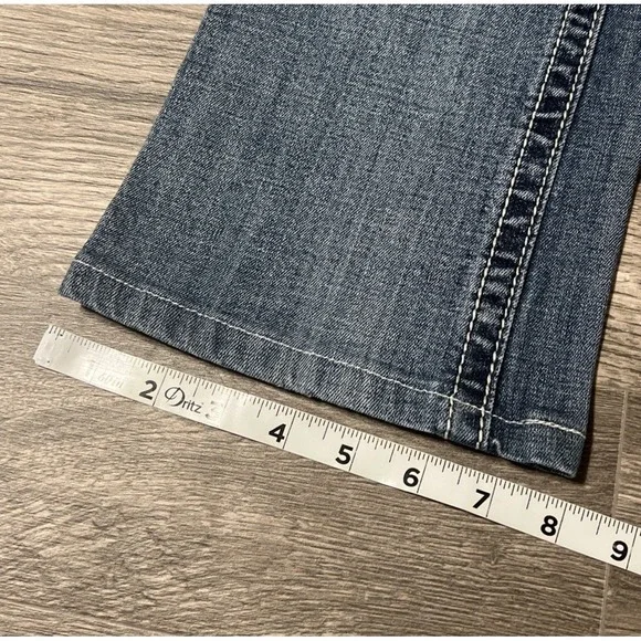 Miss Me Blue Boot Cut Jeans with Silver Embellishments - Picture 10 of 12